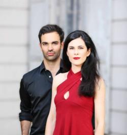 « Voyage en Italie » duo, piano/voix: la mezzo-soprano Maria Mirante et le pianiste Paul Beynet.