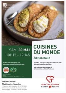 – SPÉCIAL ITALIE Sam. 30 mai