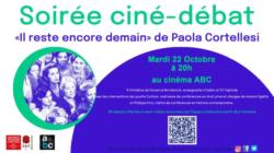 Soirée ciné-débat à l’ABC «C'è ancora domani » de Paola Cortellesi